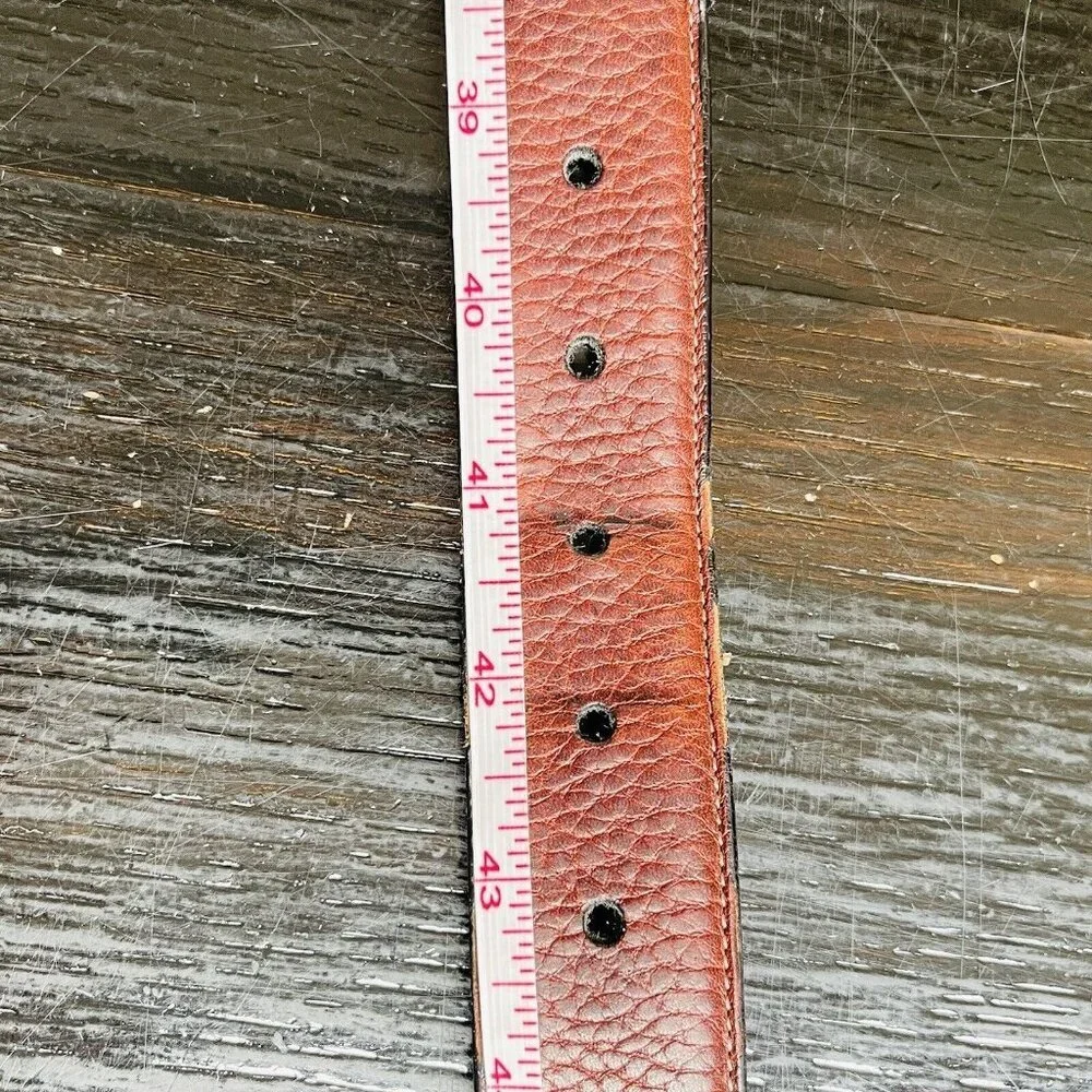 Columbia Leather Fabric Belt‎ Mens 40 Western Outdoor Casual Travel Vacation